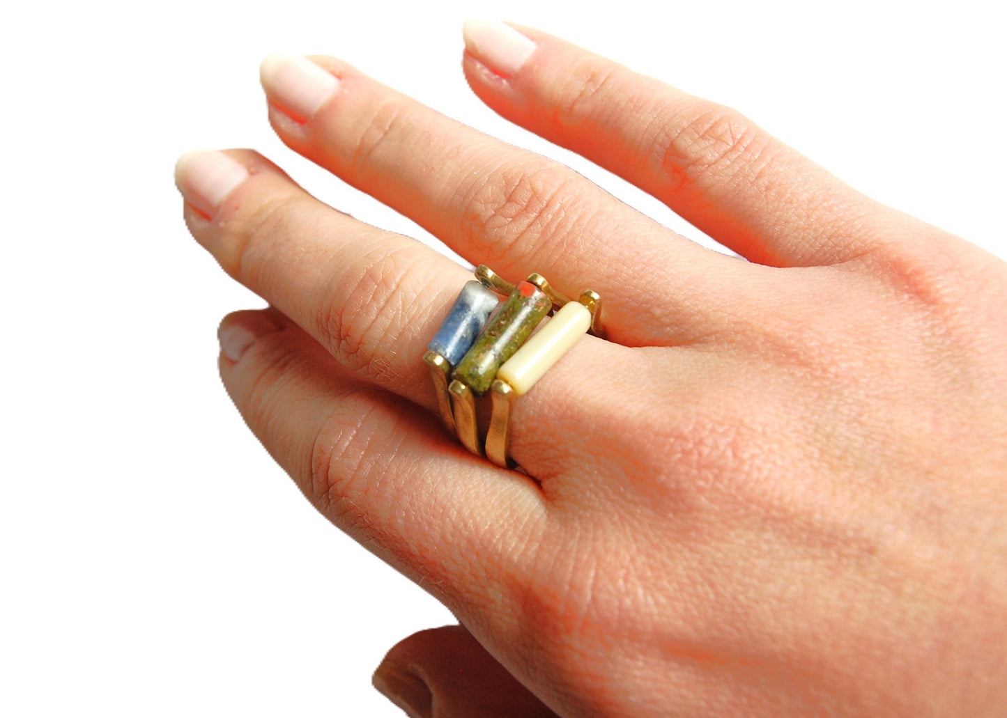 Minimalist Ring Blue