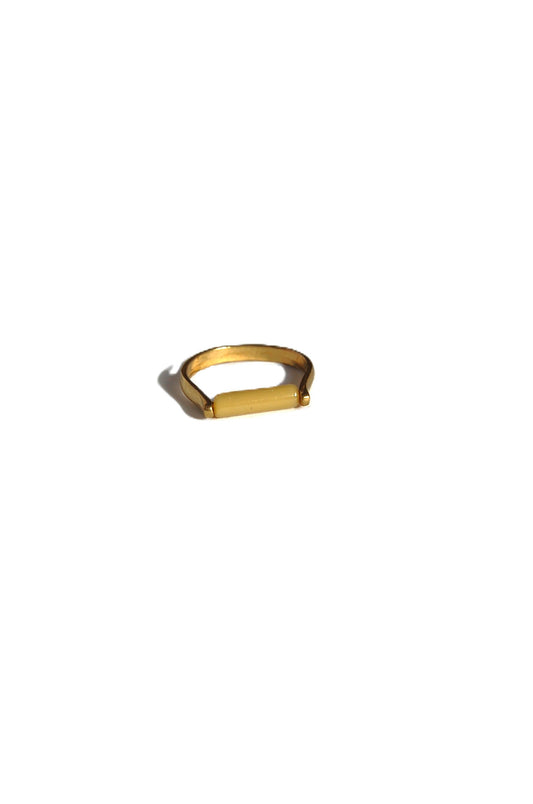 Minimalist Ring Yellow
