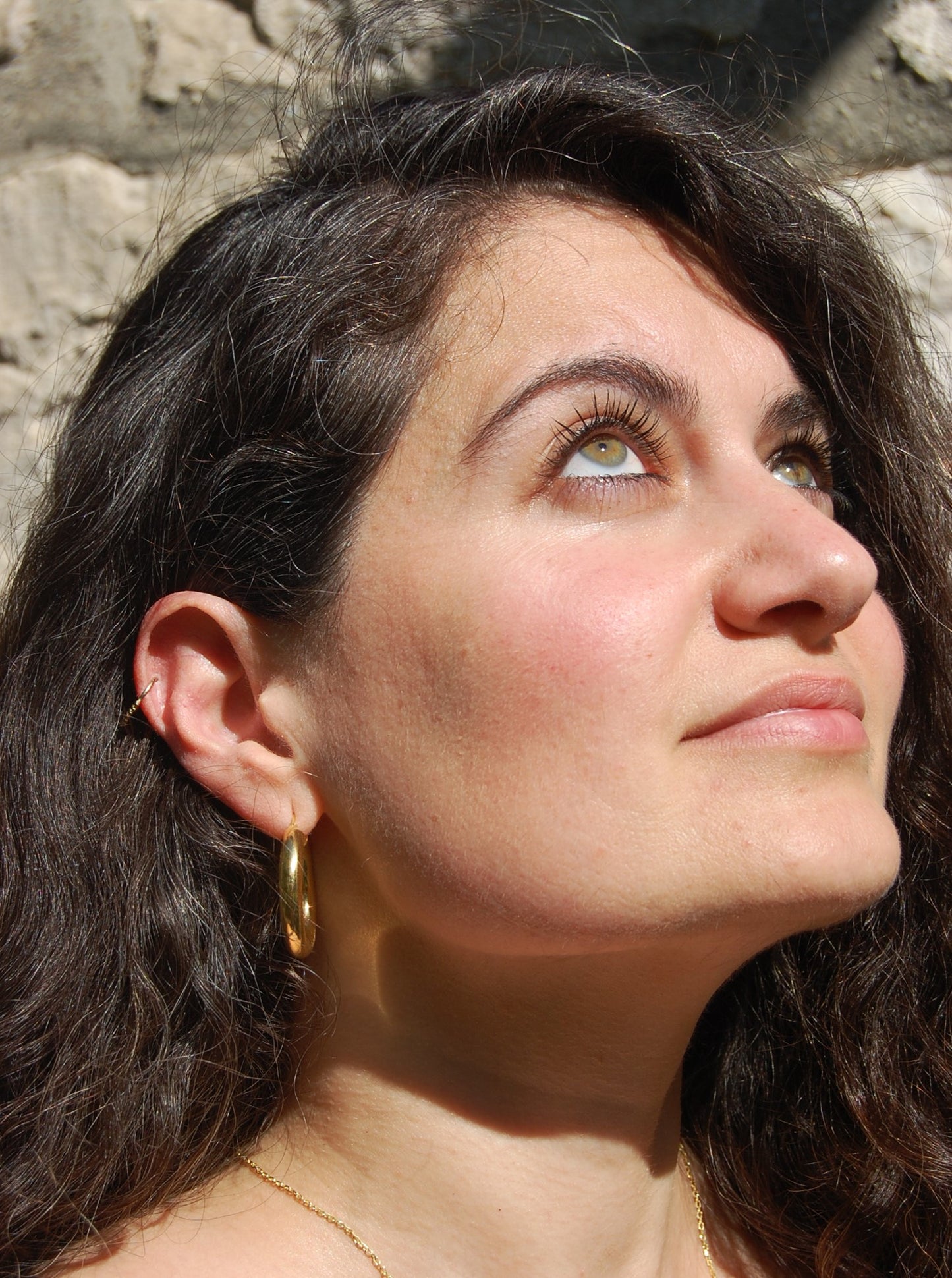 Chunky Hoops Gold